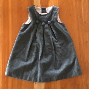 Jacadi gray wool dress